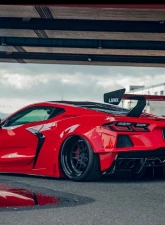 Liberty Works Complete Body Kit FRP Chevrolet Corvette Stingray C8 2020+                                     - LBW-C8Corvette-FRP-WB-01 - Image 8