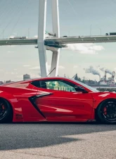 Liberty Walk FRP Rear Wing Chevrolet Corvette Stingray C8 2020+                                     - LBW-C8Corvette-FRP-RW - Image 3