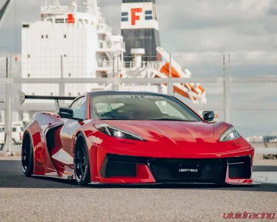 Liberty Works Complete Body Kit FRP Chevrolet Corvette Stingray C8 2020+ - LBW-C8Corvette-FRP-WB-01