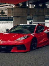 Liberty Works Complete Body Kit FRP Chevrolet Corvette Stingray C8 2020+                                     - LBW-C8Corvette-FRP-WB-01 - Image 2