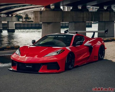 Liberty Works Complete Body Kit FRP Chevrolet Corvette Stingray C8 2020+ - LBW-C8Corvette-FRP-WB-01