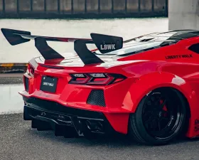 Liberty Walk CFRP Rear Wing Chevrolet Corvette Stingray C8 2020+