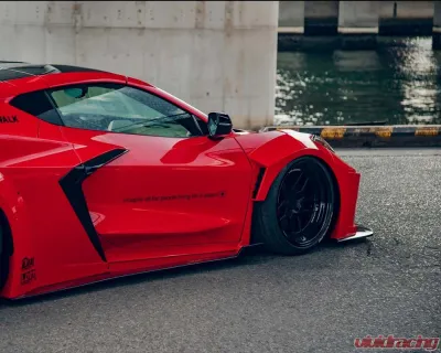 Liberty Works Complete Body Kit FRP Chevrolet Corvette Stingray C8 2020+ - LBW-C8Corvette-FRP-WB-01