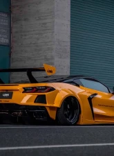 Liberty Walk FRP Rear Wing Chevrolet Corvette Stingray C8 2020+                                     - LBW-C8Corvette-FRP-RW - Image 5
