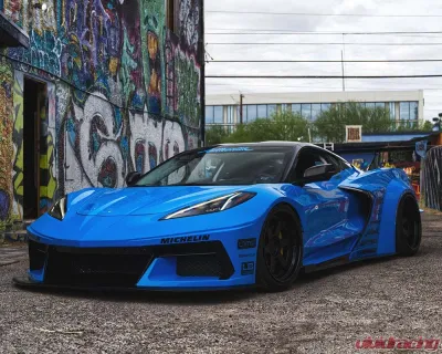 Liberty Works Complete Body Kit FRP Chevrolet Corvette Stingray C8 2020+ - LBW-C8Corvette-FRP-WB-01
