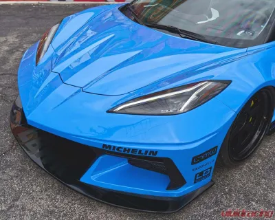 Liberty Works Complete Body Kit FRP Chevrolet Corvette Stingray C8 2020+ - LBW-C8Corvette-FRP-WB-01