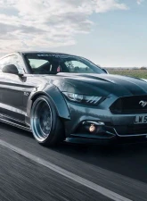 Liberty Walk FRP Duct Hood |Bonnet Ford Mustang 2015+                                     - LBW-Mustang-FRP-DBH - Image 5