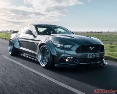 Liberty Walk FRP Duct Hood |Bonnet Ford Mustang 2015+ - LBW-Mustang-FRP-DBH
