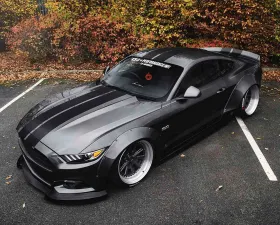 Liberty Walk FRP Duct Hood |Bonnet Ford Mustang 2015+