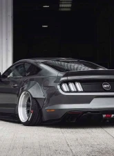 Liberty Walk FRP Rear Diffuser Ford Mustang 2015+                                     - LBW-Mustang-FRP-RD - Image 4