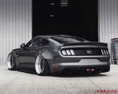 Liberty Walk FRP Rear Diffuser Ford Mustang 2015+ - LBW-Mustang-FRP-RD