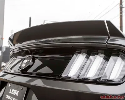Liberty Walk FRP Duck Tail Spoiler Diffuser Ford Mustang 2015+ - LBW-Mustang-FRP-DT