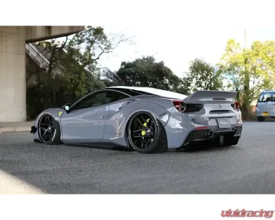 Liberty Walk CFRP Rear Diffuser Ferrari 488 2015-2021 - LBW-488-CFRP-RD