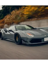 Liberty Walk CFRP Side Diffuser Ferrari 488 2015-2021                                     - LBW-488-CFRP-SD - Image 3
