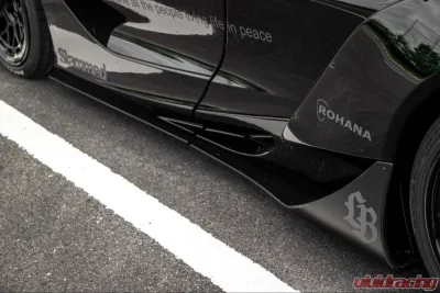Liberty Works Dry Carbon Side Diffuser & Door Panel McLaren 720S 2017+ - LBW-720S-DRY-SD