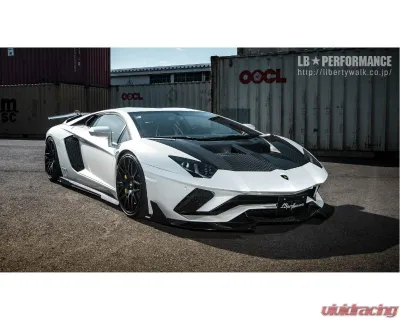 Liberty Walk Performance Dry Carbon Bonnet Hood Lamborghini Aventador S 2012-2020 - LBW-LAM-BH-DC