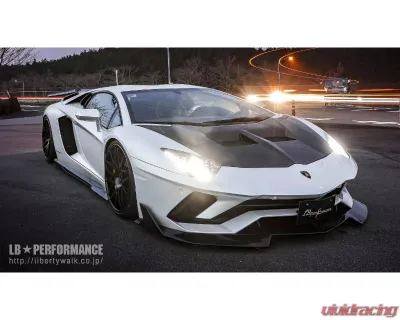 Liberty Walk Performance Dry Carbon Bonnet Hood Lamborghini Aventador S 2012-2020 - LBW-LAM-BH-DC
