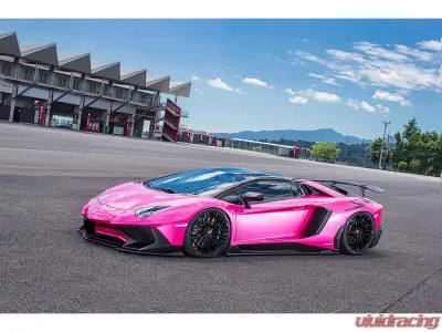 Liberty Walk Performance Matte CFRP Complete Body Kit Lamborghini Aventador SV 2015-2017 - LBW-AventadorSV-M-CFRP-BK