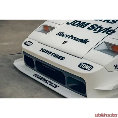 Liberty Walk FRP Front Racing Canard Lamborghini Countach 1980-1990 - LBW-Countach-FRP-FRC