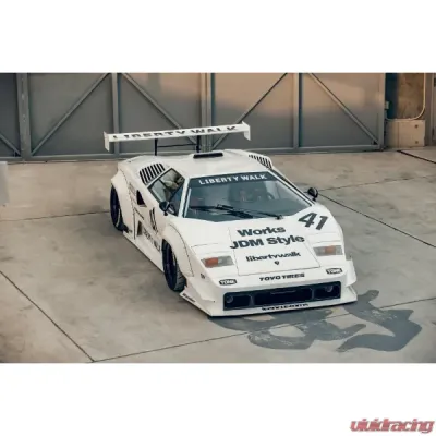 Liberty Walk FRP Front Racing Canard Lamborghini Countach 1980-1990 - LBW-Countach-FRP-FRC