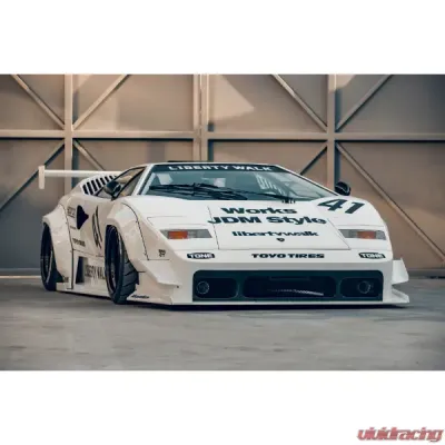 Liberty Walk FRP Front Racing Canard Lamborghini Countach 1980-1990 - LBW-Countach-FRP-FRC