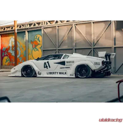 Liberty Walk FRP Front Racing Canard Lamborghini Countach 1980-1990 - LBW-Countach-FRP-FRC