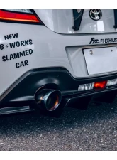 Liberty Walk Works CFRP Complete Body Kit w/ Front Exchange Fender Toyota GR86 | Subaru BRZ 2021+                                     - LBW-GR86/BRZ-CFRP-BK-02 - Image 16