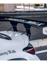 Liberty Walk Works CFRP Complete Body Kit w/ Front Exchange Fender Toyota GR86 | Subaru BRZ 2021+                                     - LBW-GR86/BRZ-CFRP-BK-02 - Image 17