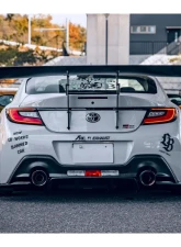 Liberty Walk Works CFRP Complete Body Kit w/ Front Exchange Fender Toyota GR86 | Subaru BRZ 2021+                                     - LBW-GR86/BRZ-CFRP-BK-02 - Image 5