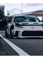 Liberty Walk Works CFRP Complete Body Kit w/ Bonnet Hood Toyota GR86 | Subaru BRZ 2021+                                     - LBW-GR86/BRZ-CFRP-BK-03 - Image 2