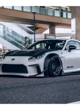 Liberty Walk Works FRP Complete Body Kit w/ Bonnet Hood Toyota GR86 | Subaru BRZ 2021+                                     - LBW-GR86/BRZ-FRP-BK-03 - Image 18