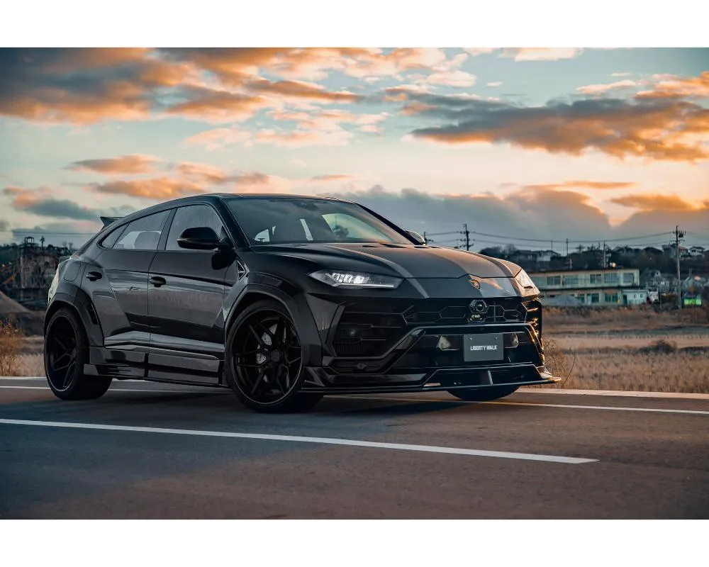 Liberty Walk FRP Complete Body Kit w/ Bonnet Hood Lamborghini Urus 2018+ - LBW-Urus-FRP-CBK-H