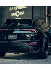 Liberty Walk FRP Side Skirt w/ Dry Carbon Under Diffuser Lamborghini Urus 2018+                                     - LBW-Urus-FRP-SS-UD - Image 3