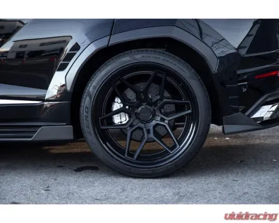 Liberty Walk FRP Side Skirt w/ Dry Carbon Under Diffuser Lamborghini Urus 2018+ - LBW-Urus-FRP-SS-UD