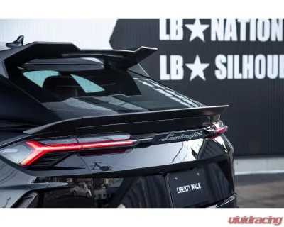 Liberty Walk FRP Side Skirt w/ Dry Carbon Under Diffuser Lamborghini Urus 2018+ - LBW-Urus-FRP-SS-UD