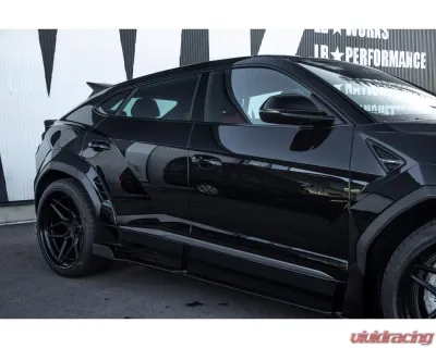 Liberty Walk FRP Side Skirt w/ Dry Carbon Under Diffuser Lamborghini Urus 2018+ - LBW-Urus-FRP-SS-UD