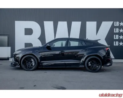 Liberty Walk FRP Side Skirt w/ Dry Carbon Under Diffuser Lamborghini Urus 2018+ - LBW-Urus-FRP-SS-UD