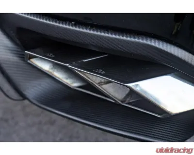 Liberty Walk FRP Side Skirt w/ Dry Carbon Under Diffuser Lamborghini Urus 2018+ - LBW-Urus-FRP-SS-UD