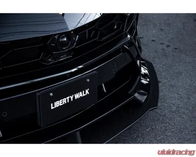 Liberty Walk FRP Side Skirt w/ Dry Carbon Under Diffuser Lamborghini Urus 2018+ - LBW-Urus-FRP-SS-UD