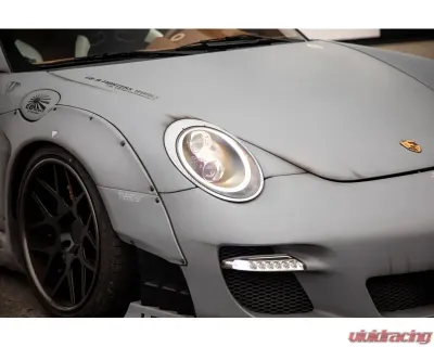 Liberty Walk Front Bumper Front Lip FRP Porsche 997 Turbo 2007-2012 - LW-997-0003