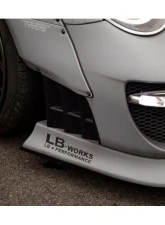 Liberty Walk Front Bumper Front Lip FRP Porsche 997 Turbo 2007-2012                                     - LW-997-0003 - Image 7
