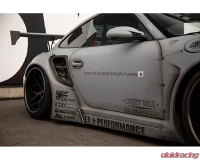 Liberty Walk Complete Body Kit Version 1 FRP Porsche 997 Turbo 2007-2012 - LW-997-0002