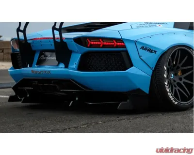 Liberty Walk Front Diffuser Version 2 FRP Lamborghini Aventador 2012-2015 - LW-Aventador-0030