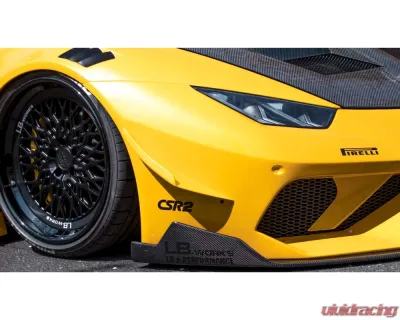 Liberty Walk Silhouette CFRP Front Racing Canard Lamborghini Huracan GT 2015+ - LW-HuracanGT-Cana-S-C