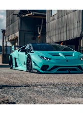 Liberty Walk Silhouette CFRP Front Racing Canard Lamborghini Huracan GT 2015+                                     - LW-HuracanGT-Cana-S-C - Image 3
