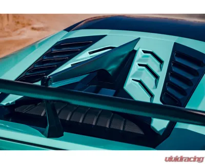 Liberty Walk Silhouette Dry Carbon Rear Engine Hood Lamborghini Huracan GT 2015+ - LW-HuracanGT-RHood-S-D