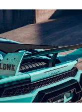 Liberty Walk Silhouette Dry Carbon Rear Engine Hood Lamborghini Huracan GT 2015+                                     - LW-HuracanGT-RHood-S-D - Image 2