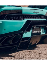 Liberty Walk Silhouette FRP Rear Bumper Lamborghini Huracan GT 2015+                                     - LW-HuracanGT-RBump-S-F - Image 2