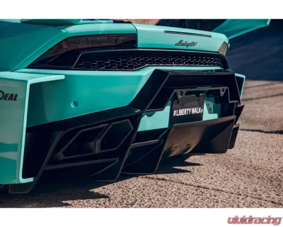 Liberty Walk Silhouette FRP Rear Bumper Lamborghini Huracan GT 2015+ - LW-HuracanGT-RBump-S-F