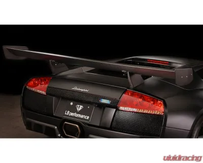 LIberty Walk Performance Rear Wing Version II Wet CFRP Lamborghini Murcielago 2002-2010 - LW-Murcielago-0010-Wet